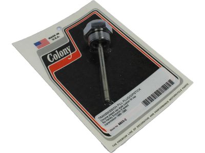 930479 - COLONY Custom Transmission Filler Plug Cap Style, 5-Speed Chrome 7/8"-18