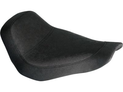 930730 - Vinyl Leather Solo Seat Plain, For Thunderbike Steel Fender 260/18" and OE Tank Black