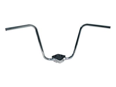 931071 - FEHLING 400 Ape Hanger Handlebar Dimpled 3-Hole Chrome 1" Throttle By Wire