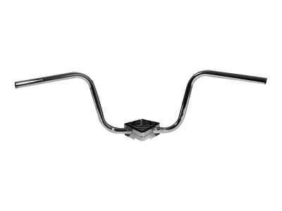 931083 - FEHLING 270 Ape Hanger Handlebar Dimpled 3-Hole Chrome 1" Throttle Cables