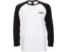 892758 - Dickies Baseball Raglan Long Sleeve T-Shirt Black   XL