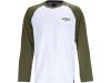 892763 - Dickies Baseball Raglan Long Sleeve T-Shirt White   L