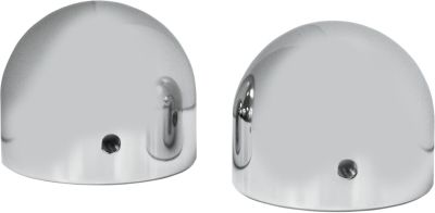 02140650 - LA CHOPPERS AXLE CAPS DOME CHR