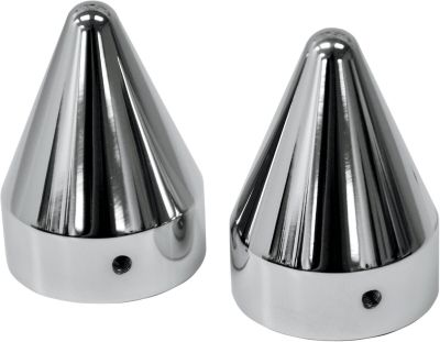 02140652 - LA CHOPPERS AXLE CAPS SPIKE CHR