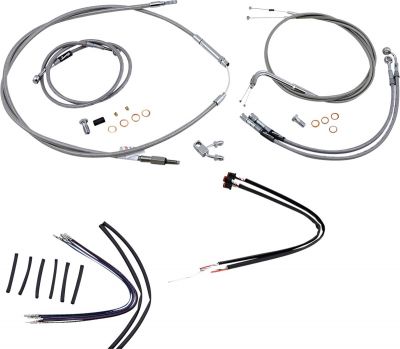 06101663 - BURLY CABLE KIT SS 11-15 FLST