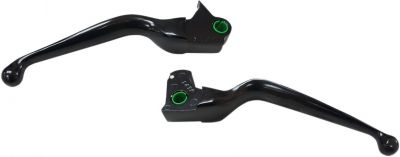 06101983 - DRAG SPECIALTIES LEVERS HAND BLK TRK 14-6