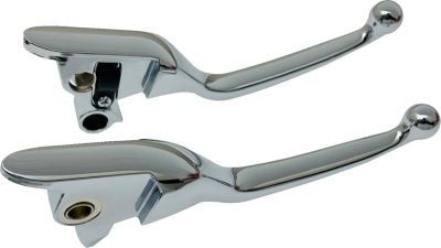 06102304 - DRAG SPECIALTIES LEVER SET NARROW CHROME 08-13