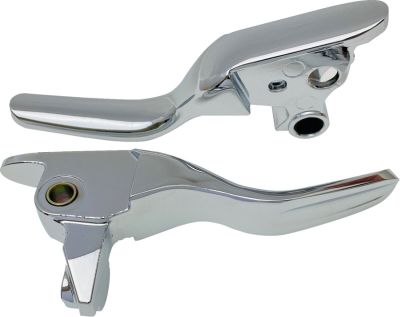 06102306 - DRAG SPECIALTIES LEVER SET SHORT CHROME 08-13 T