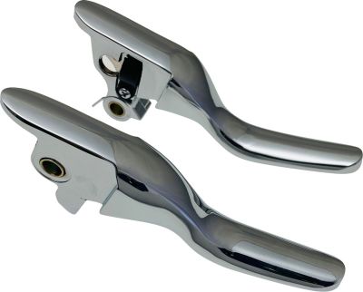 06102314 - DRAG SPECIALTIES LEVER SET SHORT CHROME 14-22 X