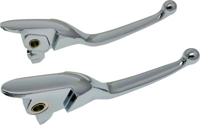 06102317 - DRAG SPECIALTIES LEVER SET NARROW CHROME 17-20