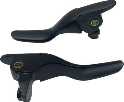 06102320 - DRAG SPECIALTIES LEVER SET SHORT MATTE BLACK 17