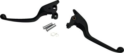 06102322 - DRAG SPECIALTIES LEVER SET NARROW MATTE BLACK 1