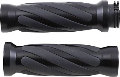 06302689 - DRAG SPECIALTIES GRIP MBLACK TWISTED 81+