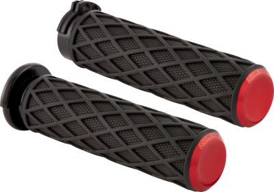 06303210 - ARLEN NESS GRIPS DIAMOND CABLE RED