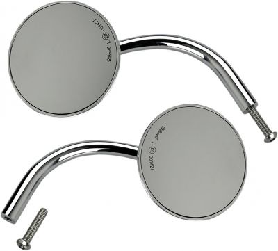 06401329 - Biltwell MIRROR LG RND F/HD PR CH