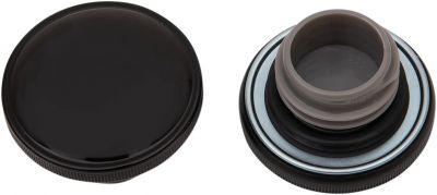 07030818 - DRAG SPECIALTIES CAP GAS BLK N/VENT