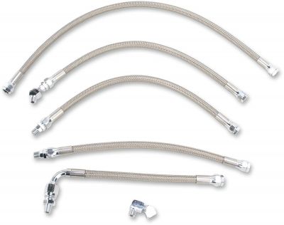 07110038 - DRAG SPECIALTIES SS OIL LINE KIT 91-94 FXR