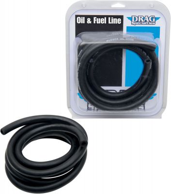 07110195 - DRAG SPECIALTIES OIL LINE BLK 3/8" 8