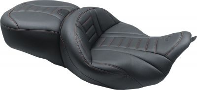 08011374 - Mustang SEAT SUPR TOUR BLK W/RED