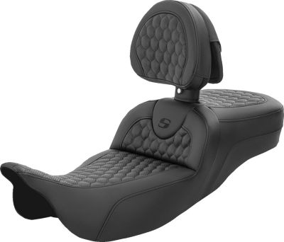 08011558 - SADDLEMEN RoadSofa™ Seat - Heated - with Backrest - Extended Reach