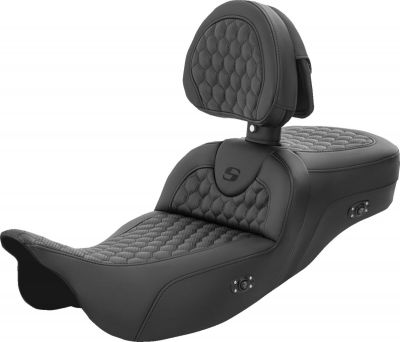 08011560 - SADDLEMEN RoadSofa™ Seat - Heated - with Backrest - Extended Reach