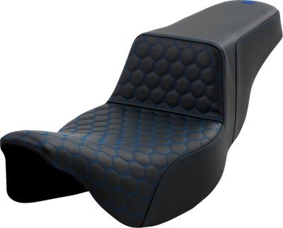 08011562 - SADDLEMEN SEAT STEP UP HC EXT BLUE STITC