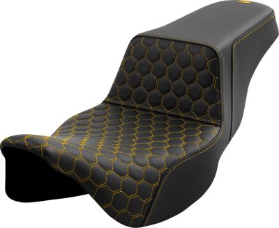 08011564 - SADDLEMEN SEAT STEP UP HC EXT GOLD STITC