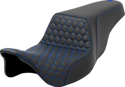 08011567 - SADDLEMEN SEAT STEP UP HC BLUE STITCH TO