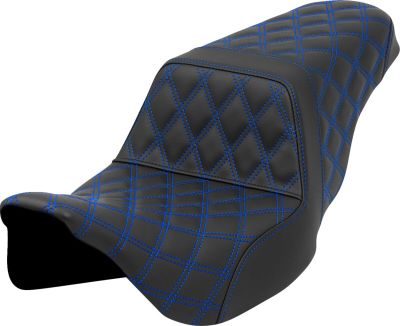 08011582 - SADDLEMEN SEAT STEP UP LS BLUE STITCH TO