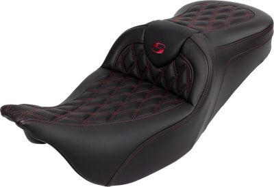 08011606 - SADDLEMEN SEAT ROADSOFA LS W/BR BURGUNDY