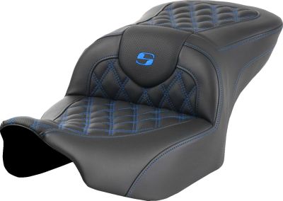 08011713 - SADDLEMEN SEAT ROADSOFA LS BLUE STITCH