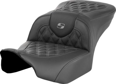 08011714 - SADDLEMEN SEAT ROADSOFA LS GREY STITCH