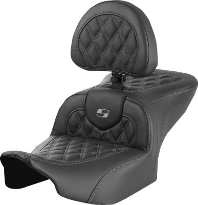 08011720 - SADDLEMEN SEAT ROADSOFA LS W/BR GREY STI