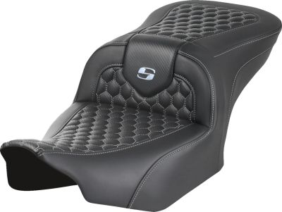 08011746 - SADDLEMEN SEAT ROADSOFA HC SILVER STITCH