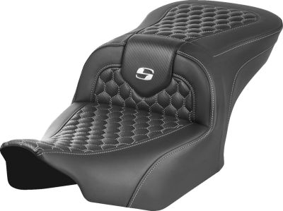 08011747 - SADDLEMEN SEAT ROADSOFA HC WHITE STITCH