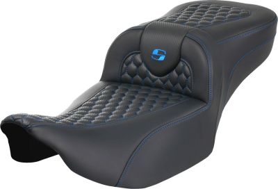 08011756 - RoadSofa™ Seat - without Backrest - Blue Stitch - Extended