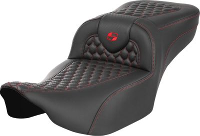 08011759 - SADDLEMEN SEAT ROADSOFA EXT RCH RED STIT