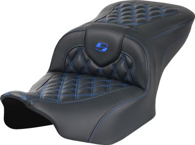 08011780 - SADDLEMEN SEAT ROADSOFA LS CF BLUE STITC