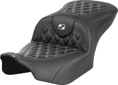 08011785 - SADDLEMEN SEAT ROADSOFA LS CF WHITE STIT