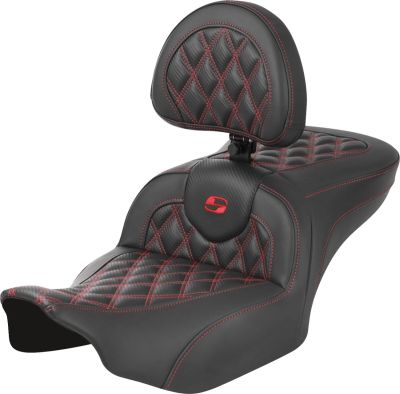 08011790 - SADDLEMEN SEAT ROADSOFA LS CF W/BR RED S