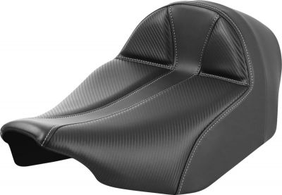 08011901 - SADDLEMEN Dominator Solo Seat - Carbon Fiber - Extended Reach - FL