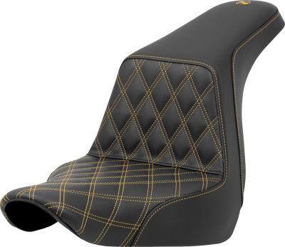 08021572 - SADDLEMEN SEAT STEP UP LS DRIVER GOLD ST