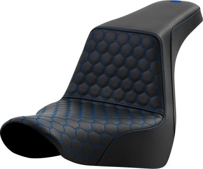 08021582 - SADDLEMEN SEAT STEP UP HC BLUE STITCH