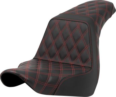 08021585 - SADDLEMEN SEAT STEP UP FULL LS RED STITC