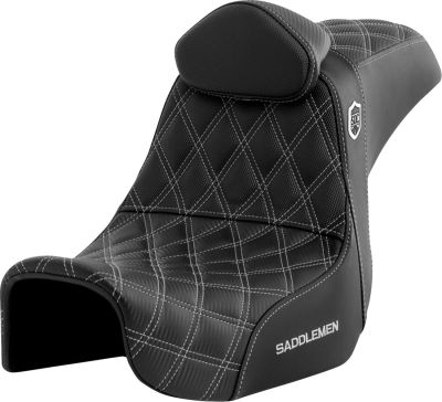 08030739 - SADDLEMEN SEAT SDC PERF GRIPPER W/BR SIL