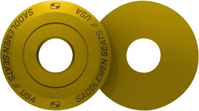 08200131 - SADDLEMEN SEAT FENDER WASHER GOLD