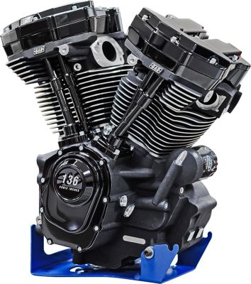 09010264 - S&S Engine 136 Blk w/550G Cam OilC