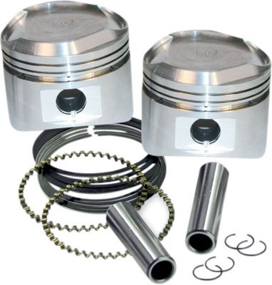 09100006 - S&S +.005REPL.PISTONS W/RINGS