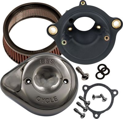 10103200 - S&S Air Cleaner Kit w/Cover Stealt