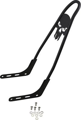 15010679 - MOTHERWELL SISSY BAR TALL SKULL MB